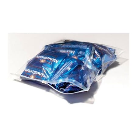 Slide Seal Poly Bags, 12W X 15L, 3 Mil, Clear, 250/Pack